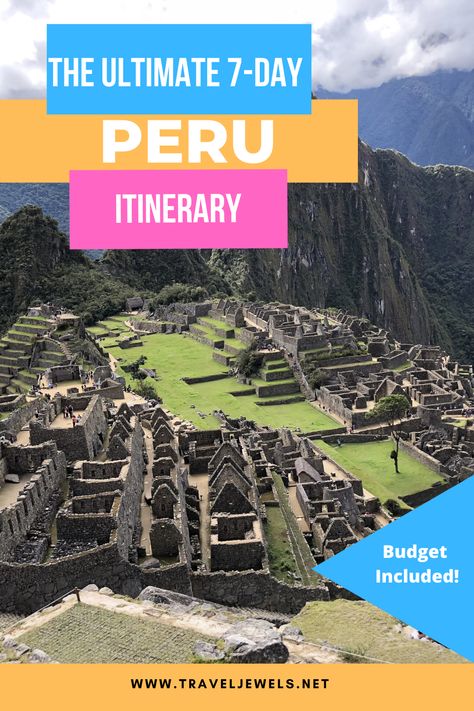 South America Destinations, La Paz, Peru, Cusco, One Week In Peru, Backpacking Europe Packing, Travel Tips Europe, Peru Itinerary, Cusco Travel