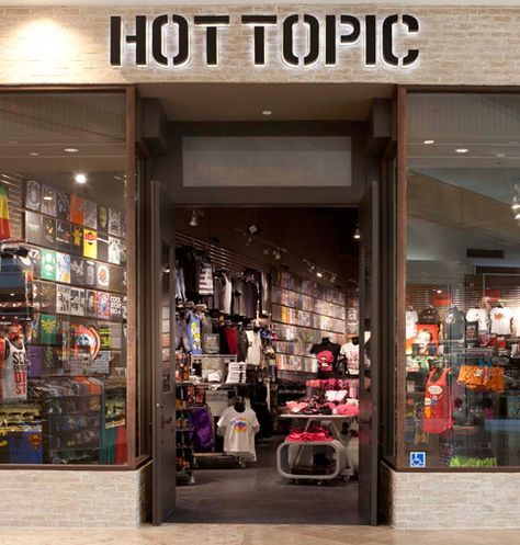 Hot Topic Aesthetic, Mall Rats, Hot Topic Store, Outing Ideas, Eaton Centre, Emo Stuff, Exploding Kittens, The Big Lebowski, The Exorcist