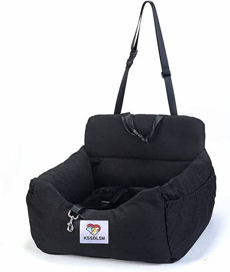 Amazon.com : KSSDLSM Dog Car Seat for Small/Medium Dogs, Pet Booster Seat with Storage Bag, Removable and Easy Cleaning : Pet Supplies Dog Car Seat Belt, Puppy Bag, Car Seat Pad, Car Travel Accessories, Dog Joints, Dog Car Seat, Booster Car Seat, Pet Car Seat, Dog Car Seats