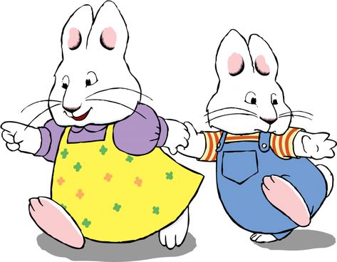 Max and Ruby running Max And Ruby, 2000s Cartoons, How To Draw Steps, Childhood Tv Shows, Barbie Vintage, Kawaii Stickers, Kids Watches, High Five, Step By Step Drawing