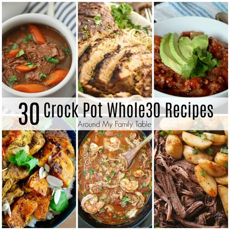 Slow Cooker Whole 30, Whole 30 Crockpot Recipes, Whole30 Slow Cooker, Whole30 Easy, Paleo Crockpot Recipes, Whole30 Dinners, Paleo Crockpot, Instant Recipes, Slow Cookers