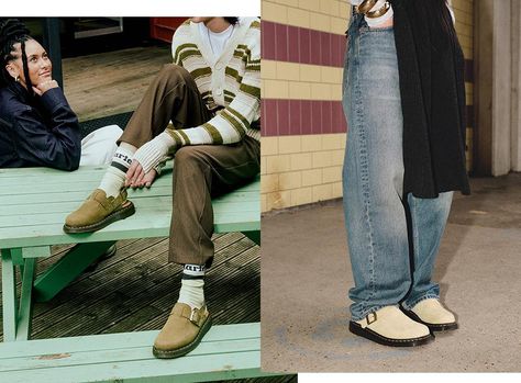 How To Style Mules: ZebZag, Carlson & Jorge Outfit Ideas Dr Martens Carlson Mule, Slingback Mules Outfit, Dr Martens Mule Outfit, Dr Martin Clogs Outfit, Doc Mules Outfit, Doc Martin Clog Outfit, Dr Marten Carlson Clogs Outfit, Doc Marten Slingback Mule Outfit, Zebzag Mule Styling