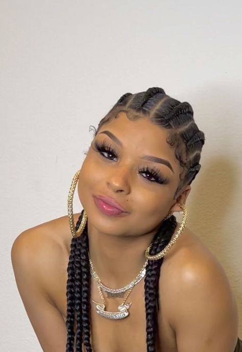 Chrisean Rock Pictures, Chrisean Rock, Pretty Dark Skin, Fashion Tattoos, Cute Box Braids, Cute Box Braids Hairstyles, Blue Face, Rock Face, Cute Pfps