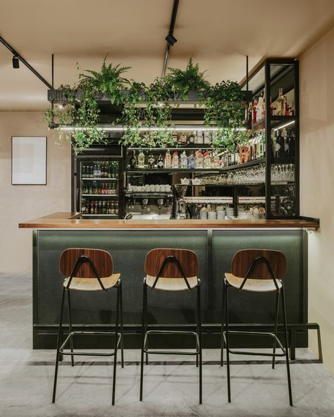 Mini Bar Restaurant Ideas, Restoration Hardware Bar Cabinet, Bar Front Material, Adult Lounge Room Ideas, Office Courtyard, Cafe Bar Interior, Modern Home Bar, Home Bar Rooms, Bar Plans