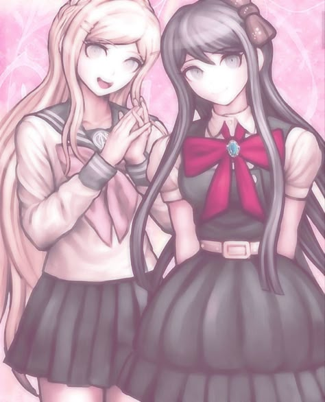 Nagito And Sonia, Danganronpa Official Art, Danganronpa Wallpaper, Sonia Nevermind, Sayaka Maizono, Hope's Peak Academy, Clothes Swap, Danganronpa Art, Danganronpa Game