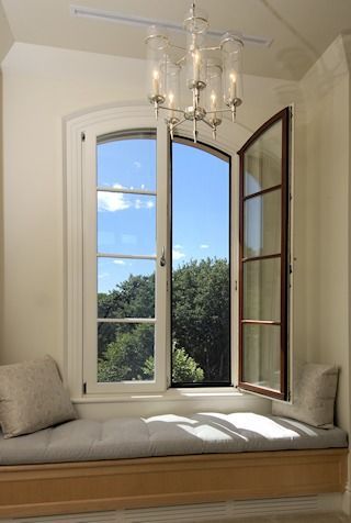 casement window french | 17 Best ideas about Casement Windows on Pinterest | Cottage windows ... French Windows Exterior, Alcove Seating, French Casement Windows, Master Balcony, Exterior Windows, Cozy Window Seat, Cottage Windows, Kitchen Windows, French Doors Exterior