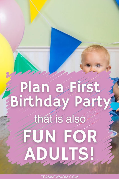 Planning your baby's first birthday party? Make it memorable for everyone with themed fun, delicious eats, engaging activities, and tips to keep adults happy too! | first birthday party games for adults | first birthday food ideas for adults | baby first birthday games for adults | first birthday games for adults activities | first birthday favors for adults 1st Birthday Activities For Adults, First Birthday Things To Do Party Ideas, 1st Birthday Party Things To Do, How To Throw A 1st Birthday Party, 1st Birthday Party Memory Ideas, Activities At First Birthday Party, Party Games 1st Birthday, Game Ideas For First Birthday Party, First Bday Party Games