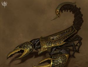 Warhammer Tomb Kings Tomb Scorpions Art Tomb Kings, Heroic Fantasy, Warhammer Art, Monster Concept Art, Fantasy Monster, Scorpion, Mythical Creatures Art, Monster Design, Warhammer Fantasy