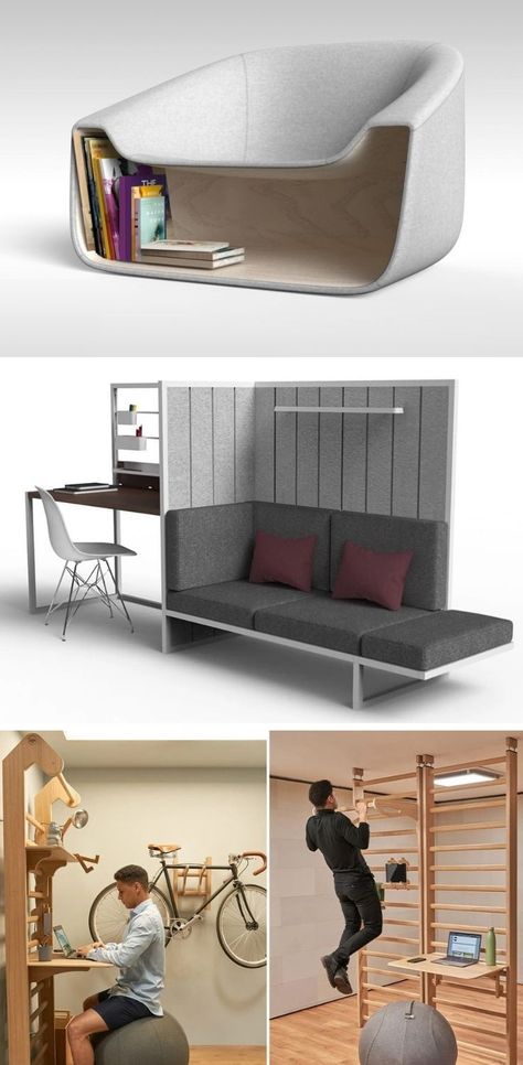 Interesting Furniture Design, Smart Office Furniture Technology, Foldable Furniture Design, Integrated Furniture Architecture, Modular Furniture Design Interiors, Flexible Furniture Design, Innovative Furniture Space Saving, Smart Furniture Space Saving, Multi Purpose Furniture