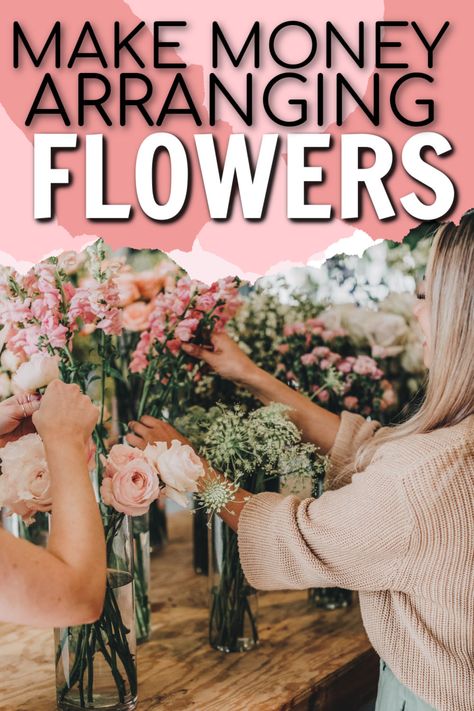 How To Start A Small Floral Business, Owning A Floral Shop, How To Become A Florist At Home, How To Start A Decorating Business, How To Start A Florist Business, Floral Design Class Ideas, Starting A Flower Shop, Florist Work Station, How To Start A Floral Business From Home