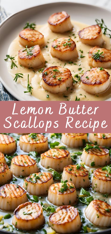 Lemon Butter Scallops Recipe | Cheff Recipes