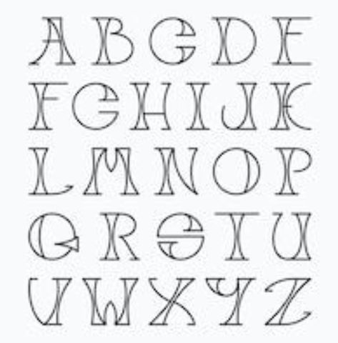 Font Styles Alphabet Lettering Ideas, Pretty Letters Fonts Hand Drawn, Cool Fonts Alphabet Creative Hand Lettering, Stylish Alphabets Letters Type Design, Graphic Letters Alphabet, Hand Lettering Fonts Alphabet Handwriting, Letter Drawings Fonts, Hand Lettering Alphabet Fonts Creative, Fun Fonts To Draw