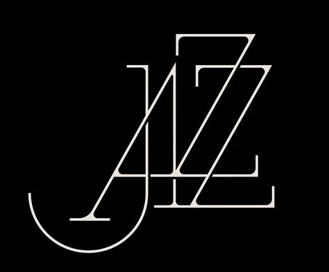 Jazz Tattoo Ideas, Jazz Symbols, Jazz Logo Design, Jazz Logo Design Ideas, Jazz Font, Jazz Tattoo, Jazz Typography, Jazz Poster Design Typography, Jazz Restaurant