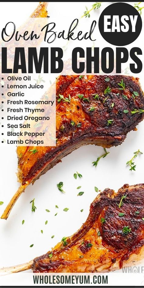 Lamb Chop Mediterranean, Lamb Chop Recipes Cast Iron, Best Lamb Chops Recipe, Perfect Lamb Chops, Bone In Lamb Chops, Christmas Lamb Chop Recipes, Easter Lamb Chops, The Best Lamb Chop Recipe, Lamb Chop Loins Recipes