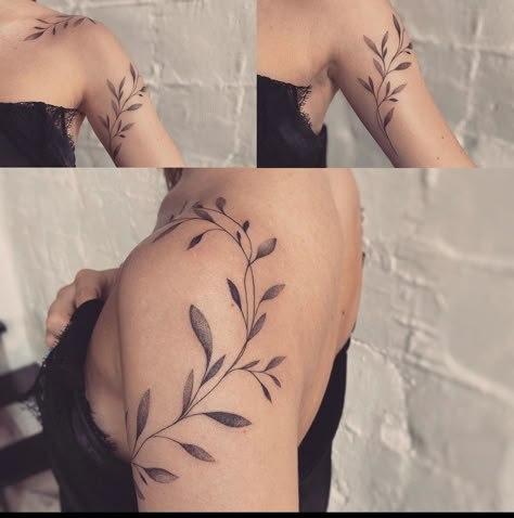 Botanisches Tattoo, Fusion Studio, Around Arm Tattoo, Wrap Around Tattoo, Wrap Tattoo, Stylish Tattoo, Vine Tattoos, Fine Line Tattoo, Stylist Tattoos