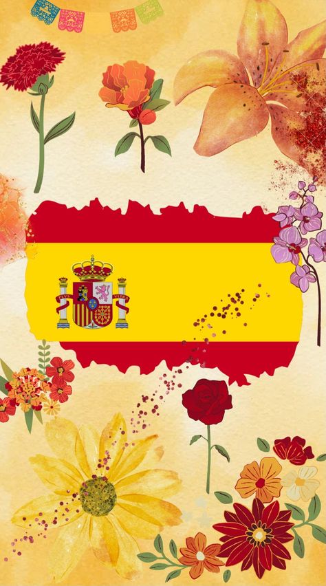 Spain Aesthetics Wallpaper, Spain Wallpaper Aesthetic, Spanish Aesthetic Wallpaper, Spain Party, Spain Aesthetics, Spain Flag, Spain Aesthetic, Aesthetics Wallpaper, Spain Culture