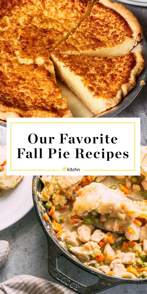 Pie Recipes Thanksgiving, Best Thanksgiving Pies, Fall Pie Recipes, Fall Pies Recipes, Maple Pumpkin Pie, Easy Skillet Chicken, Savory Pies Recipes, Fall Veggies, Fall Pies