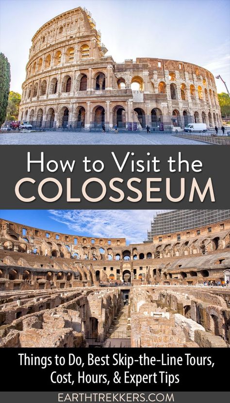 Best Colosseum Tour, Rome Collesium, Rome Colosseum, Colloseum Italy, Colleseum Rome, Rome Winter, 10 Days In Italy, Free Things To Do In Rome, Rome Vacation