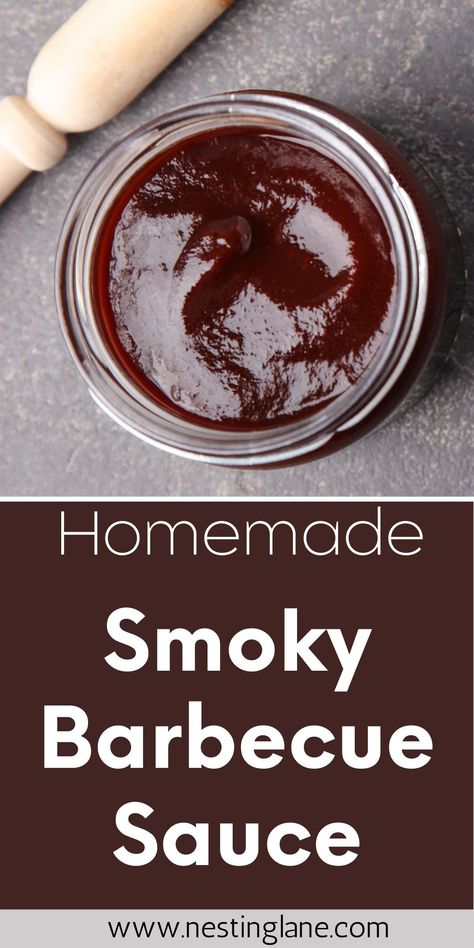 Smoky barbecue sauce is perfect for homemade barbecue recipes, healthy dinner ideas, or as a delicious addition to side dishes. This easy sauce is packed with rich, smoky flavor, making it a great choice for meal prep, grilling, or healthy lunch recipes. Whether you're planning a meal or just need a quick sauce for dinner, this recipe is a must-try. | barbecue recipes | healthy recipes | dinner recipes | homemade recipes | healthy meal ideas | quick recipes Home Made Bbq Sauce Easy, B B Q Sauce Recipe, Barbaque Sauces Recipes, Homemade Barbecue Sauce Easy, Smokey Bbq Sauce Recipe, Homemade Bbq Sauce Easy, Healthy Barbecue Sauce, Barbque Sauce, Home Made Bbq Sauce