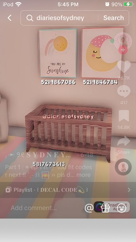 Decal Codes For Berry Ave Nursery, Betty Avenue Picture Codes, Bery Avenu Codes Pictures, Club Roblox Image Id Codes Nursery, Berry Avanue Codes Decal, Berry Abe Picture Codes, Cute Snapchat Bitmoji Ideas, Baby Room Decals, Preppy Decal