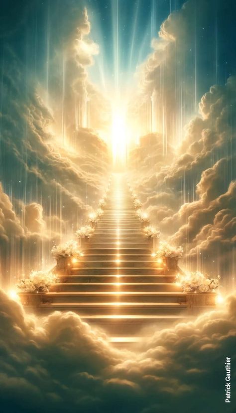 God In Heaven Pictures, Heaven Aesthetic Wallpaper, Heaven Fantasy Art, Stairway To Heaven Painting, Images Of Heaven, Heavenly Wallpaper, Heaven Core, Heavenly Aesthetic, Heaven Aesthetic