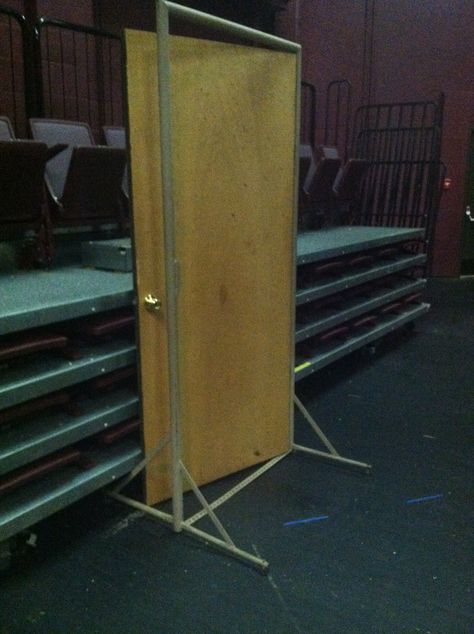 Door, freestanding Free Standing Door Prop Diy, Door Prop For Stage, Free Standing Door, Diy Stage, Theatre Decorations, Magic Door, Dance Props, Theatre Props, Stage Door