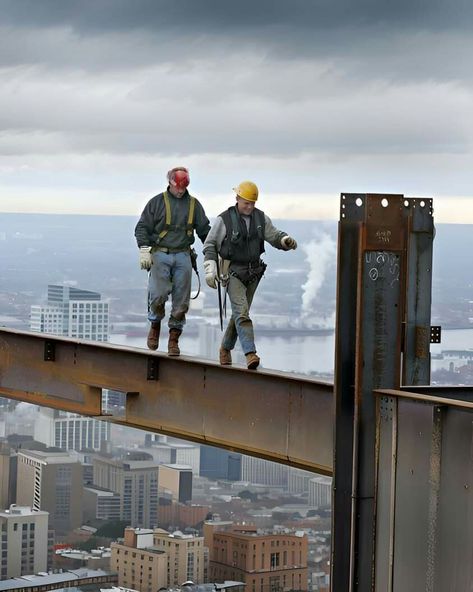 Urban Climbing, Iron Workers, Iron Worker, Construction Workers, Iron Work, Construction Worker, Metal Shop, Building Construction, Carpentry