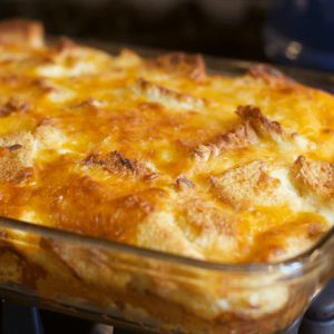 Deliciously Easy Egg and Cheese Overnight Breakfast Casserole with Bread - Close To Home Breakfast Casserole Bread, Simple Wheat Bread Recipe, Overnight Breakfast Casserole With Bread, Breakfast Recipes With Eggs, Overnight Egg Casserole, Casserole Bread, Recipes With Eggs, Breakfast Casserole With Bread, Banana Nut Bread Recipe