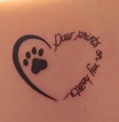 Sanford Profile, Footprint Tattoos, Dachshund Tattoos, Paw Tattoos, Claddagh Tattoo, Symbol Of Family, Blessed Tattoos, Paw Prints On My Heart, Pet Tattoos