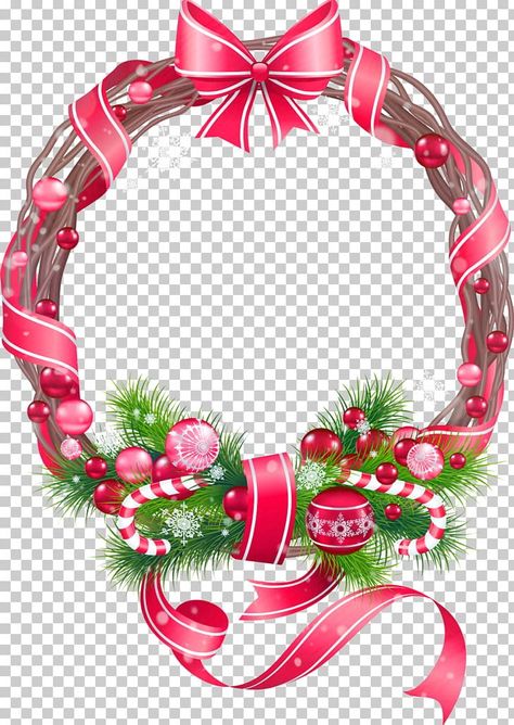 Birthday Wreath, Wreath Clipart, Christmas Papers, Christmas Border, Christmas Decorations Wreaths, Candy Cane Christmas, Clip Art Png, Wreath Decoration, Idul Fitri