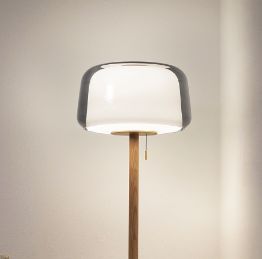 Evedal Ikea, Evedal Lamp, Ikea Evedal, Japandi Lamp, Ikea Lamp, Decorative Lamps, Uni Room, Standing Lamp, Grey Glass