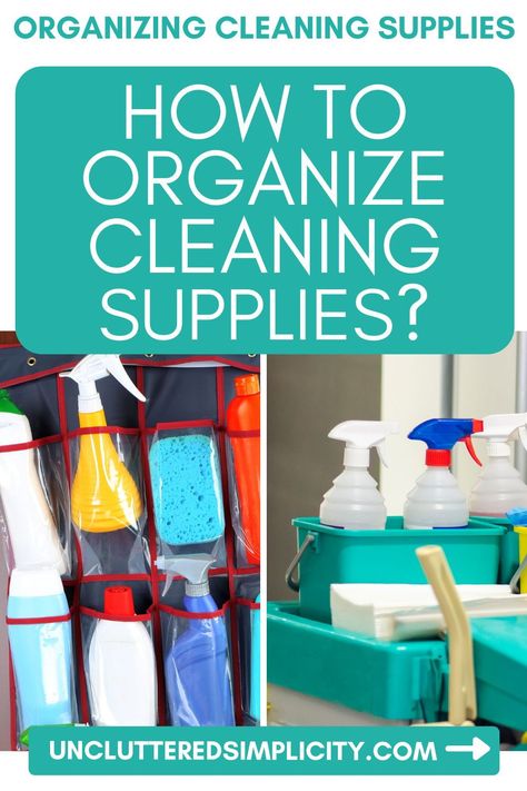 Need some inspiration to organize all those weirdly shaped cleaning supplies? Here are my best tips and quite a few handy storage solutions! Organize Cleaning Supplies, Spring Cleaning Schedules, Cleaning Supply Storage, Clorox Wipes, Cleaning Supplies Organization, Deep Cleaning Tips, Cleaning Items, Cleaning Motivation, Cleaning Closet