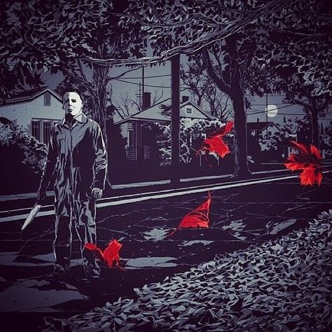 Fall is coming... #horror #michael #michaelmyers #michaelmyersnet #halloween #horrorfilms #scary #horrormovies Halloween Movie 1978, Michael Myers Wallpaper, Michael Myers Art, Halloween Franchise, Helloween Wallpaper, John Carpenter Halloween, Halloween Michael Myers, Halloween Film, Slasher Movies