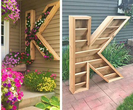 Giant Letter Shaped Planters - Awesome Stuff 365 Unique Buildings Architecture, Letter Planter, Redesign Ideas, Giant Letters, Letter Wall Decor, Diy Wall Art Decor, One For All, Room Redesign, Succulent Wall