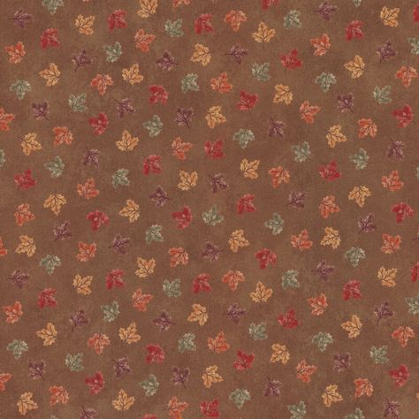 The Hello Autumn fabric collection, designed by Monique Jacobs for Maywood Studio, captures the essence of this magnificent season with a rich palette and enchanting patterns. Whether you're quilting, crafting, or sewing autumn-themed home decor, these fabrics offer endless possibilities. Use this brown fabric adorned with leaves for an upcoming project. Width: 43"/44" Material: 100% Cotton Image Swatch Size: 8" x 8" Simple Fall Designs, Macbook Setup, Autumn Widgets, Pattern Swatches, Collage Items, Fall Widgets, Autumn Patterns, Phone Clothes, Fall Backgrounds