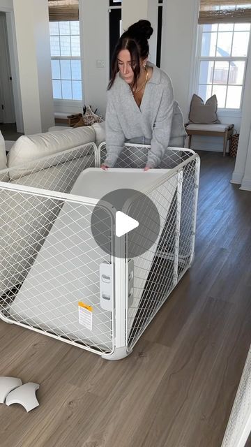 Multiple Dog Kennel Ideas Indoor, Doggie Corner Ideas, Puppy Crate Setup, Dog Corner Ideas Small Spaces, Doggie Room Ideas, Indoor Dog Area, Dog Areas In House, Dog Room Design, Dog Nook