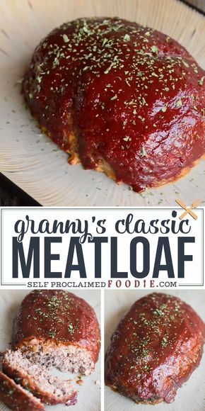 Easy Casseroles, Sticky Sauce, Beef Meatloaf, Classic Meatloaf Recipe, Good Meatloaf Recipe, Classic Meatloaf, Best Meatloaf, Meatloaf Recipe, Easy Comfort Food