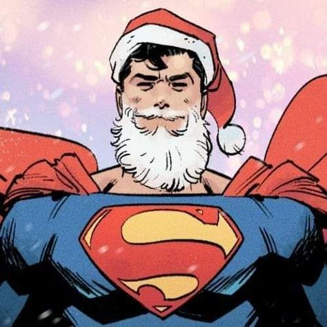 Superman Gifts, Superman Artwork, Christmas Comics, Superman Family, Superman Art, Superman Comic, Dc Icons, Arte Dc Comics, Batman And Superman