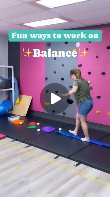 Play On Pediatric Therapy | Kids Therapy on Instagram: "Happy Tip Tuesday! Here’s some examples on how we make working on balance fun 💥  🏡 at home: use your couch cushions, pillows, boxes  •  •  •  #playon #playonpediatric #playonpediatrictherapy #barrhavenbusiness #ot #pt #ptforkids #physioforkids #otforkids #physiotherapy #occupationaltherapy #primitivereflexes #primitivereflexintegration #behaviours #sensoryplay #ptforchildren #otforchildren #ottawa #balance #obstaclecourserace #balancetraining" Pediatrics Physical Therapy, Paediatric Physiotherapy Ideas, School Based Physical Therapy, Occupational Therapy Obstacle Course, Vestibular Activities Kids, Pediatric Occupational Therapy Ideas, Geriatric Activities, Foot Drop Exercises, Vestibular Activities