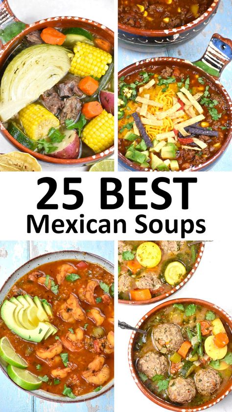 Fall Dinner Recipes Mexican, Potato Soup Mexican Style, Mexican Soup For Sickness, Homemade Mexican Soup, Mexican Cold Weather Food, Authentic Mexican Food Recipes Soups, Consomme Soup Mexican, Mexican Rice Soup Recipe, Mexican Stewed Tomatoes Recipes