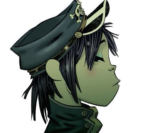 Rev Putty, Noodle From Gorillaz, Noodle Gorillaz, Gorillaz Noodle, Good Pfps, Side Profiles, Packs Twitter, Demon Days, Monkeys Band