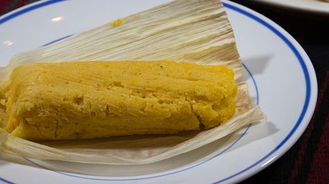 Light, fluffy, and slightly sweet, these simple tamales are perfect for snacking any time of day. Sweet Corn Tamales Recipe, Corn Tamales Recipe, Sweet Corn Tamales, How To Reheat Tamales, Corn Tamales, Munchies Recipes, Tamales Recipe, Tempura Recipe, Pizza Food Truck