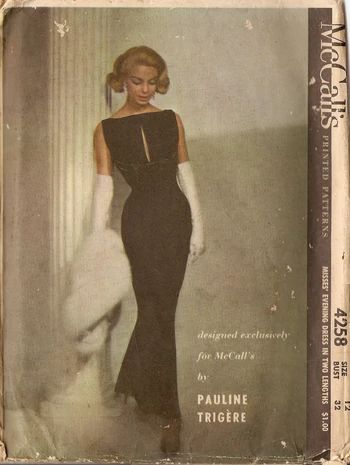 Wiggle Dress Pattern, 50s Patterns, Evening Gown Pattern, Evening Dress Sewing Patterns, Dressmaking Patterns, Evening Dress Patterns, Beautiful Evening Gowns, Gown Pattern, Designer Evening Dresses