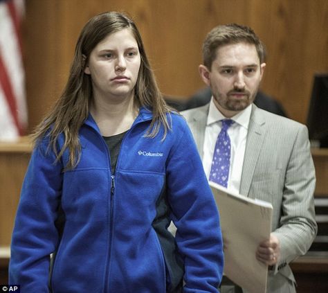 Lindsay Johnson (Illinois). On March 13, 2016, Johnson suffocated her newborn baby. She was convicted of Child Endangerment, and on April 7, 2017, she was sentenced to 10 years in prison. Lindsay Johnson, College Bathroom, University Of Illinois, Giving Birth, Illinois, Newborn Baby, Rain Jacket, Athletic Jacket, Pattern