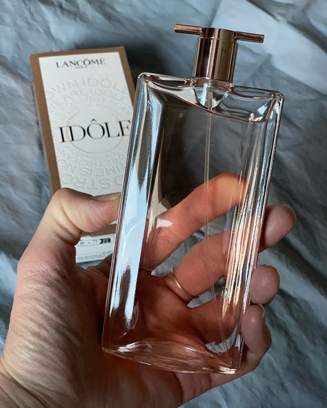 I was gifted by Lancome and Influenster the Idole Eau de Toilette. It’s a beautiful, feminine and sweet fragrance. Albeit a little too sweet. Ive been doing the spray and walk thru method to dull it a bit. @lancomeofficial #Complimentary @Influenster #GreenTeaPerfume #newidoleperfume Idole Lancome Perfume, Lancome Idole Perfume, Idole Perfume, Lancome Perfume, Lancome Idole, Perfume Photography, Sweet Fragrance, Sweet Fragrances, Green Tea