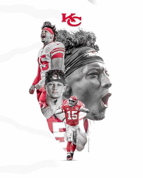 Patrick Mahomes Wallpaper Discover more American, football, Kansas City Chiefs, National Football League, Patrick Lavon Mahomes wallpaper. https://www.kolpaper.com/116135/patrick-mahomes-wallpaper-15-4/ Patrick Mahomes Wallpaper, Chiefs Wallpaper, Kc Football, Kansas Chiefs, Nfl Football 49ers, Nebraska Football, Nfl Football Art, Kansas City Chiefs Logo, Rams Football