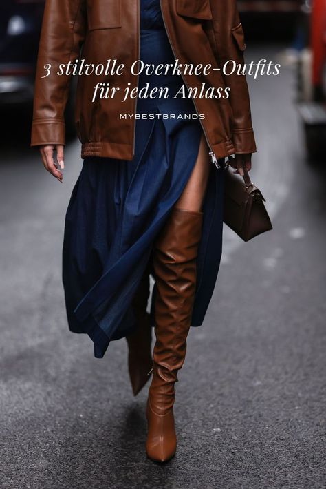 Overknees können sowohl casual als auch zum Party-Outfit unschlagbar aussehen. Und richtig gestylt darf man sie sogar ins Büro tragen! Unsere Mode-Redakteurinnen teilen ihre 3 Go-To Outfit-Ideen, wie sie Overknee-Boots im Alltag stylen. Jetzt auf mybestbrands.de weiterlesen. Casual Look, Women's Style, Business Casual, Party Outfit, Boots, Clothes