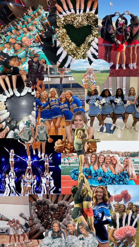 Cheer💗🎊🪩 Madeleine, Highschool Cheer Tryout Tips, Cheer Coach Competition Outfit, Cheer Vision Board, Cheer Astethic, Aesthetic Cheer Pictures, School Cheer Aesthetic, Cheer Backgrounds, Cheers Aesthetic Wallpaper