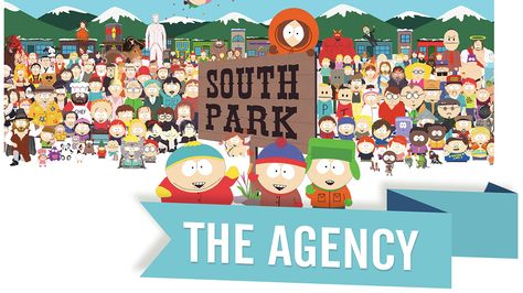 If South Park Were an Ad Agency South Park Poster, South Park Episodes, Pc Photo, Trey Parker, Statue Garden, Matt Stone, Kyle Broflovski, Eric Cartman, South Park Characters