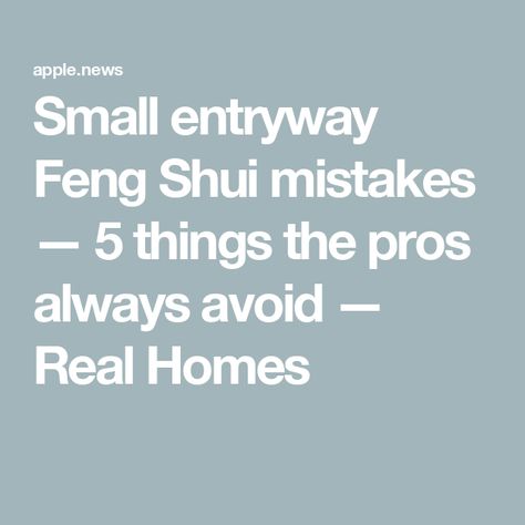 Small entryway Feng Shui mistakes — 5 things the pros always avoid — Real Homes Feng Shui Foyer Entryway, Entryway Feng Shui, Feng Shui Entryway Ideas, Entrance Foyer Design Small Spaces, Feng Shui Entryway, Feng Shui Entrance, Small Foyer Ideas, Feng Shui Apartment, Tiny Entryway